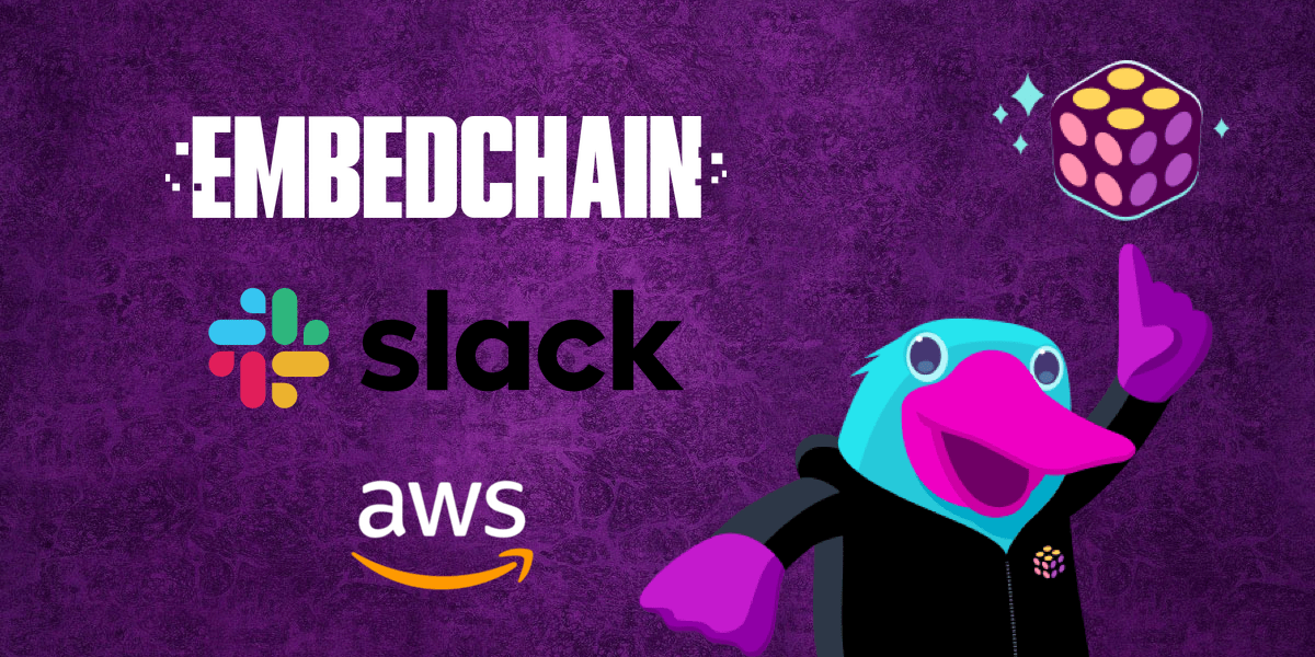 Create an AI Slack Bot to Chat with Your Data Using Embedchain, Pulumi on AWS