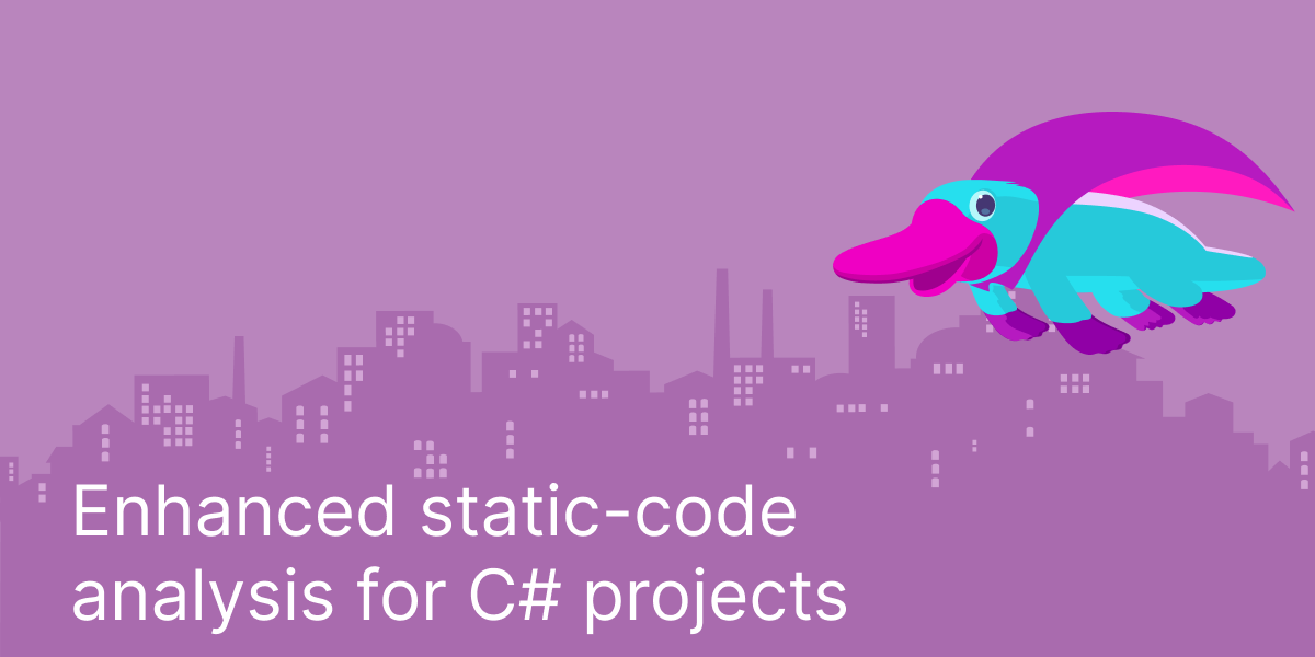Enhanced static-code analysis for C# projects