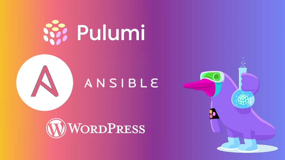 Deploy WordPress to AWS using Pulumi and Ansible
