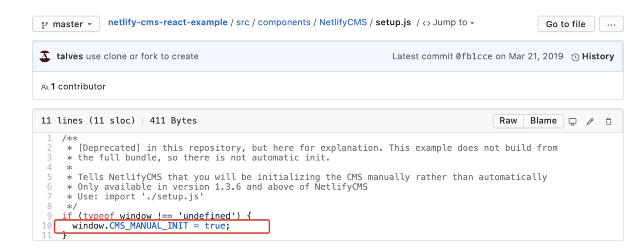 Template&rsquo;s CMS config