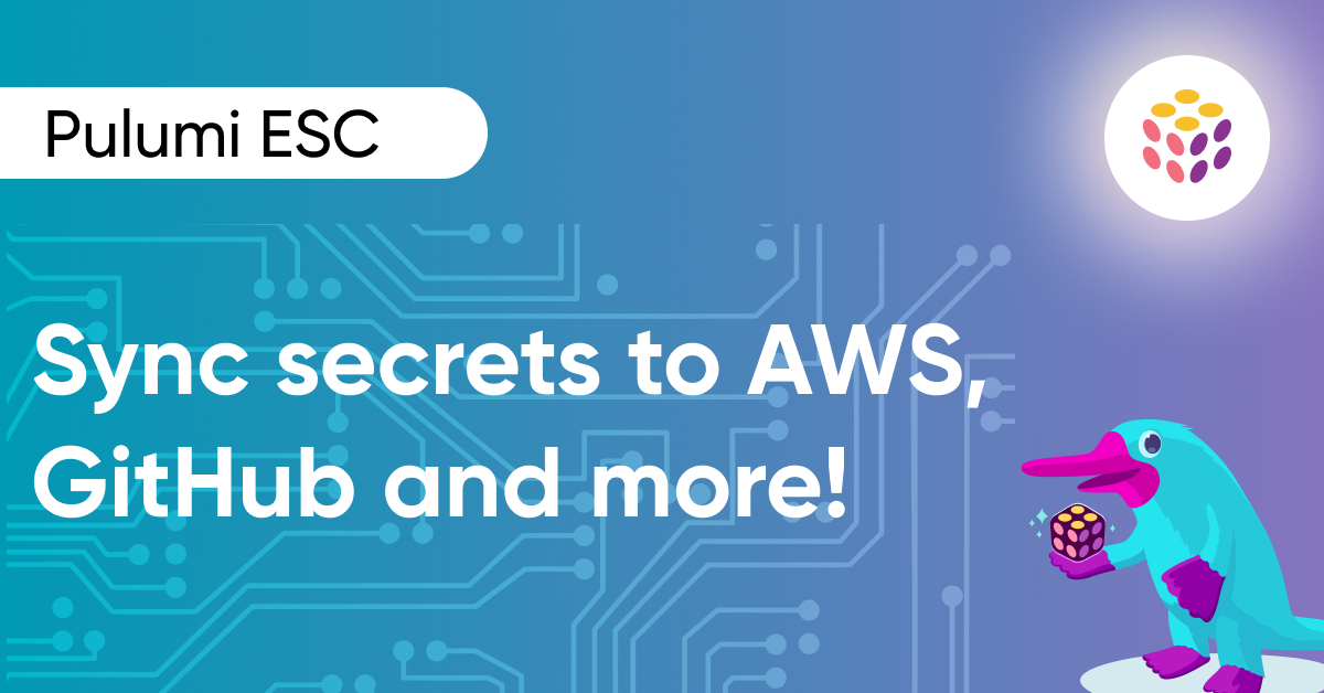 Pushing Pulumi ESC Secrets into External Platforms