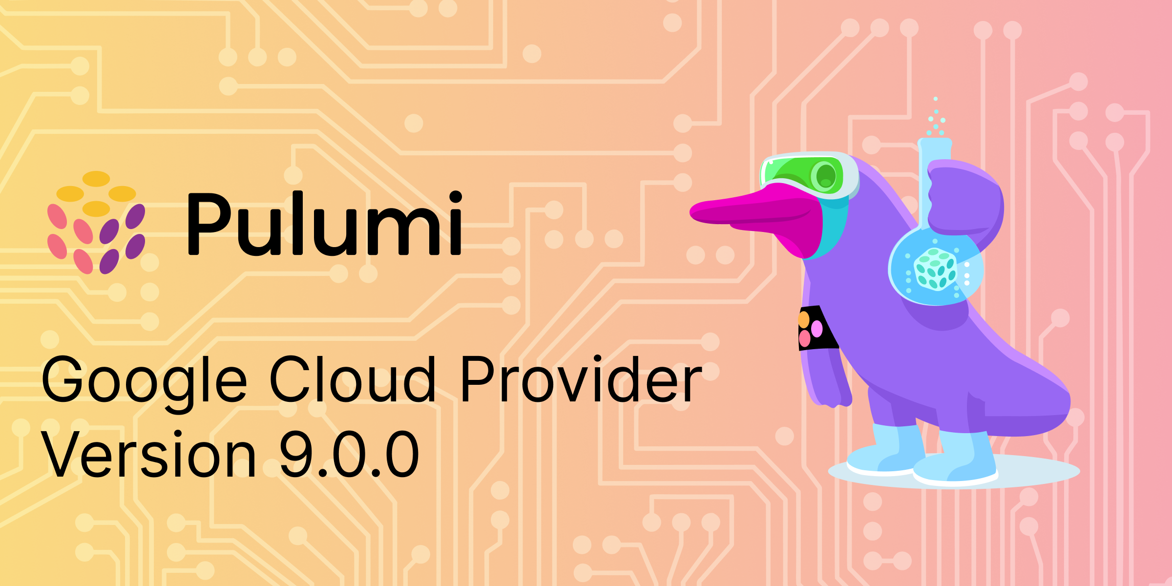 Pulumi Google Cloud Provider Version 9.0.0