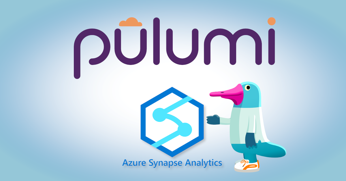 Get Up and Running with Azure Synapse and Pulumi