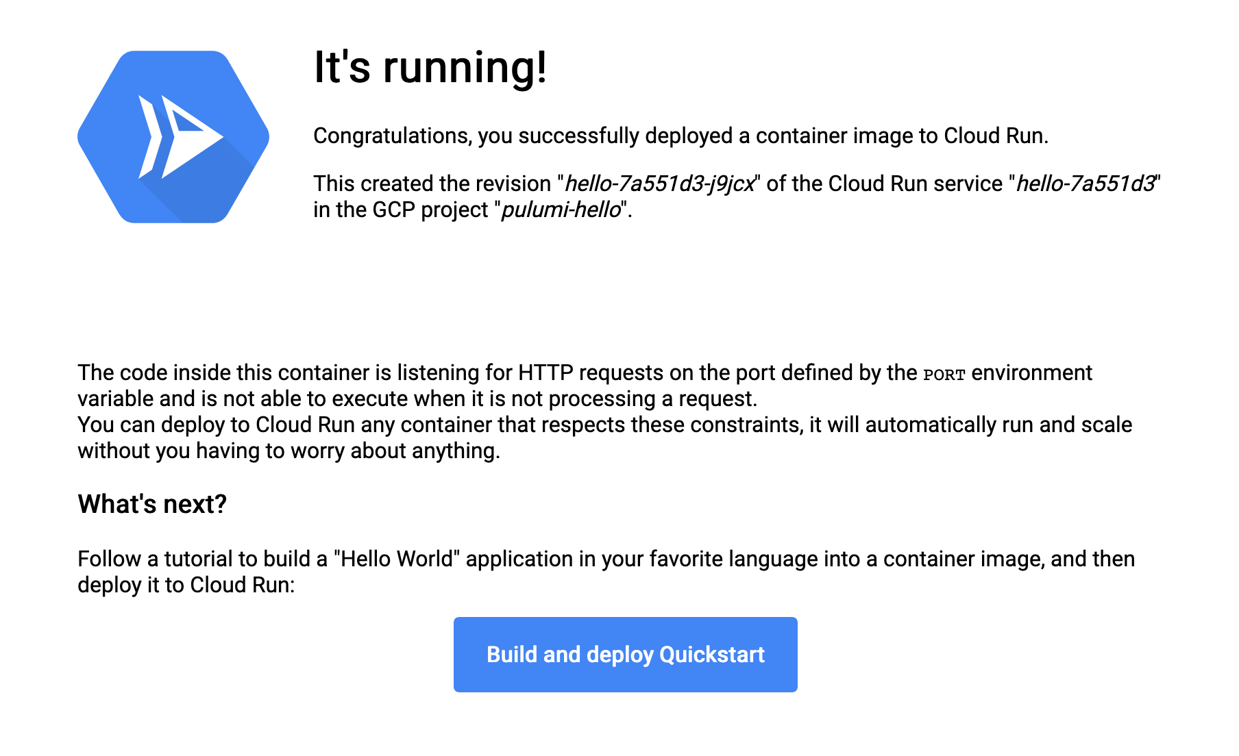 Deploy Serverless Containers On Google Cloud Run With Pulumi Pulumi Blog