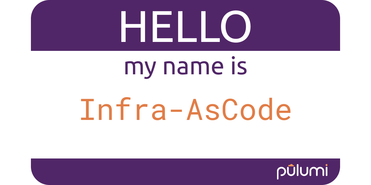 Infrastructure as Code Resource Naming