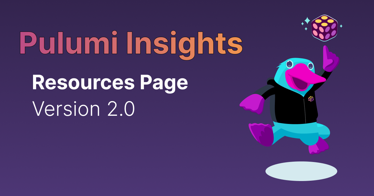 Introducing the new Resources view