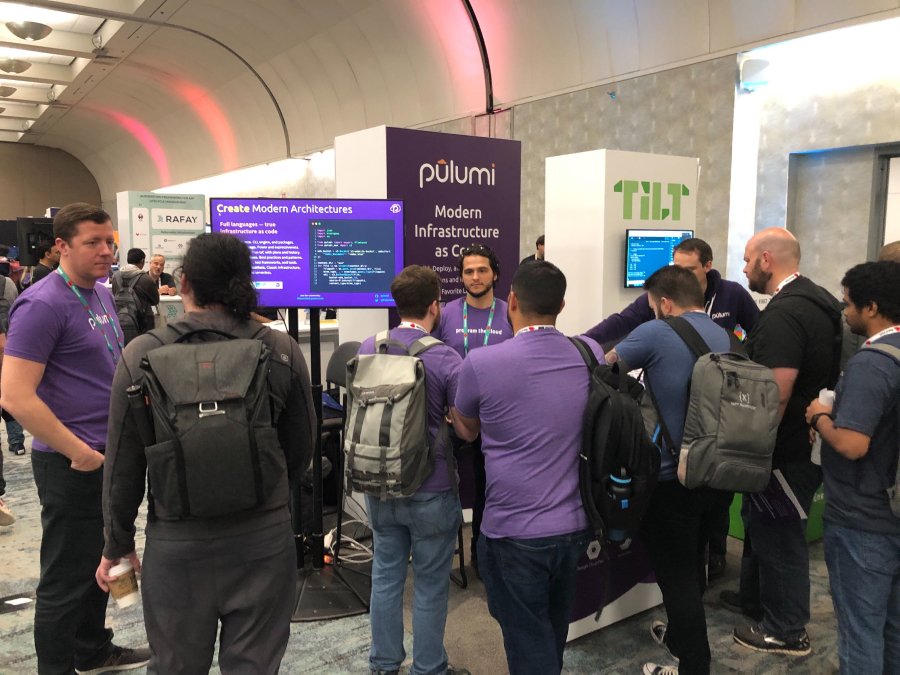 Pulumi Booth KubeCon2019