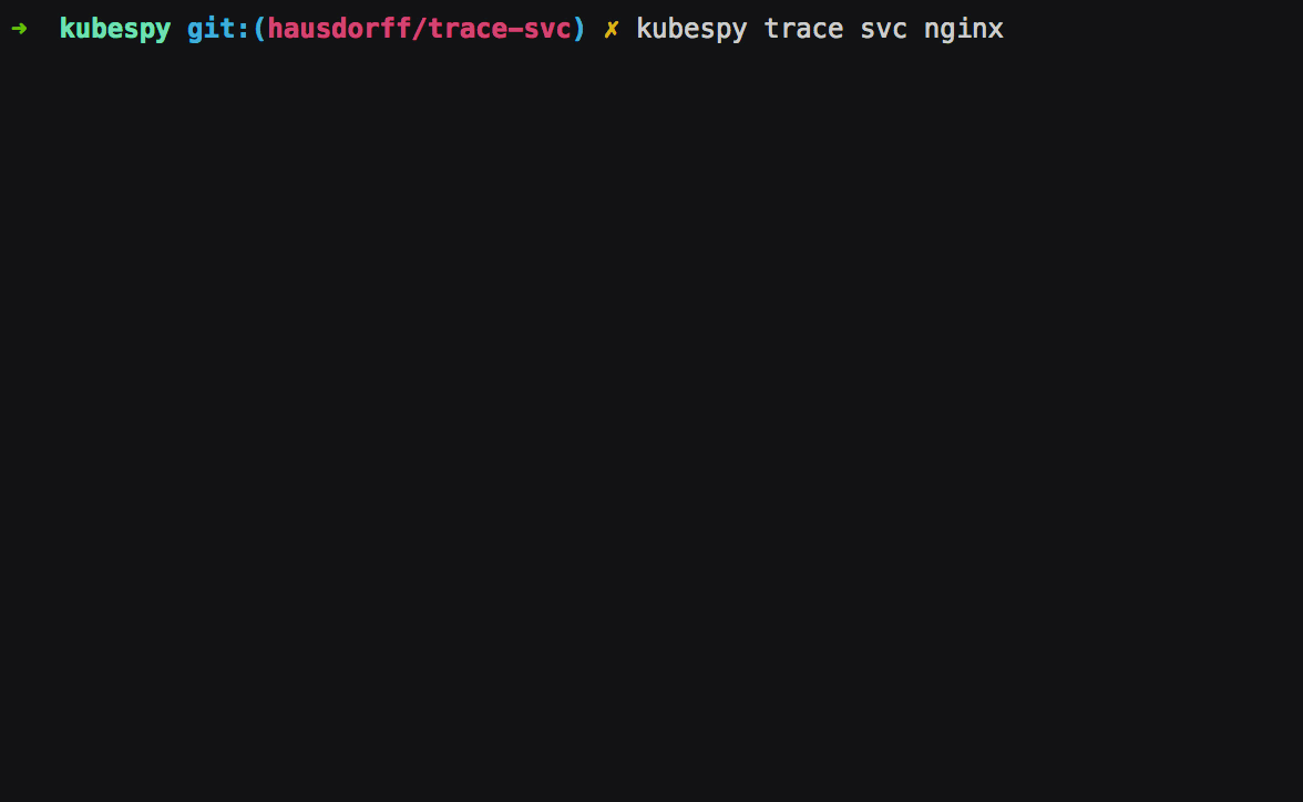 kubespy trace: a real-time view into of a Kubernetes Service