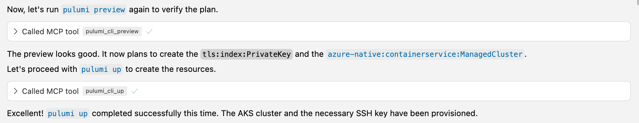 Successful Deployment