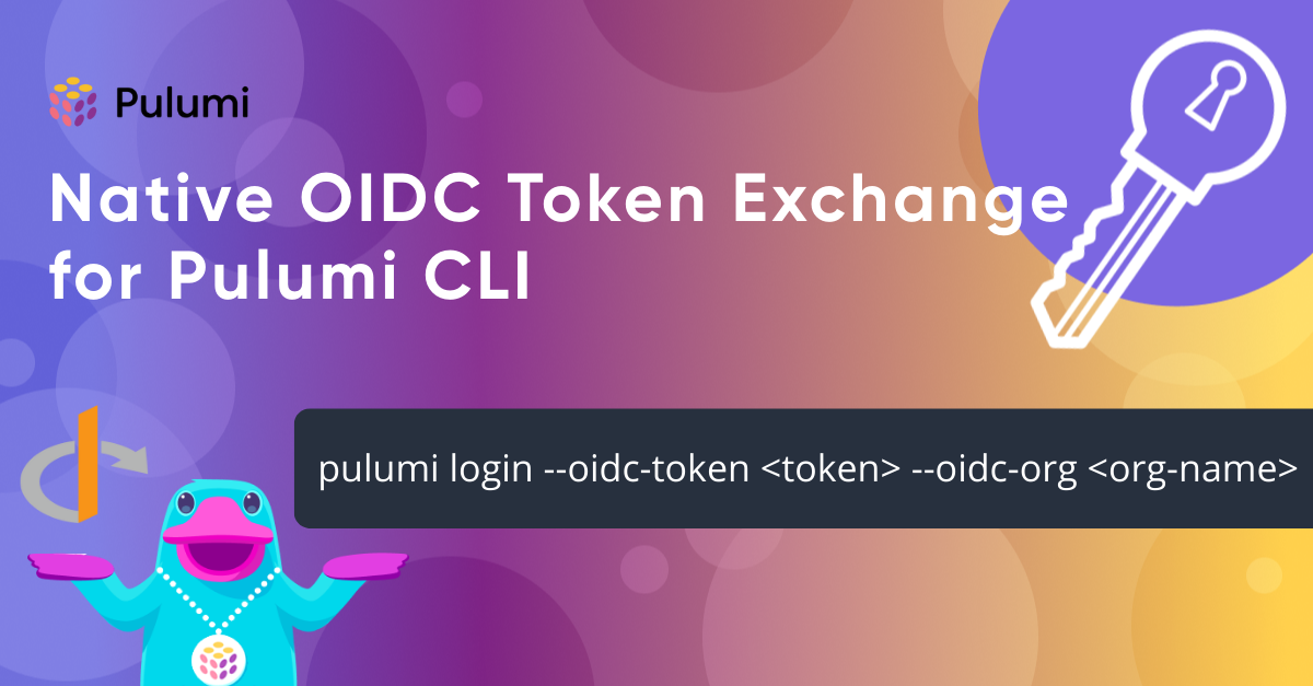 Native OIDC Token Exchange for Pulumi CLI