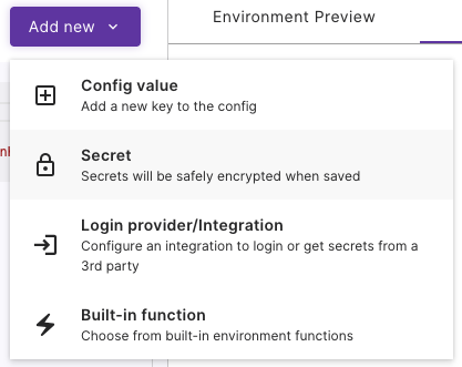 &ldquo;Screenshot of add new menu&rdquo;