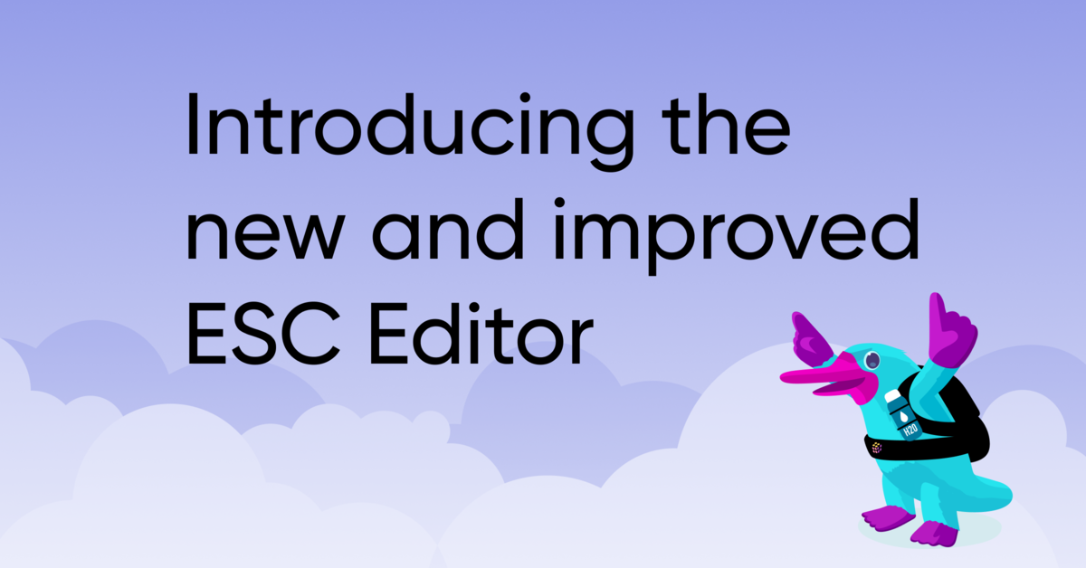 Introducing the new and improved ESC Editor