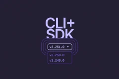 New: Versioned CLI and SDK Docs