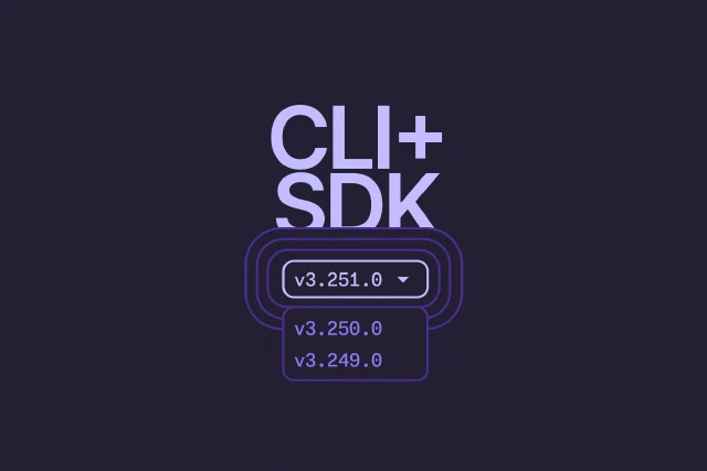 New: Versioned CLI and SDK Docs