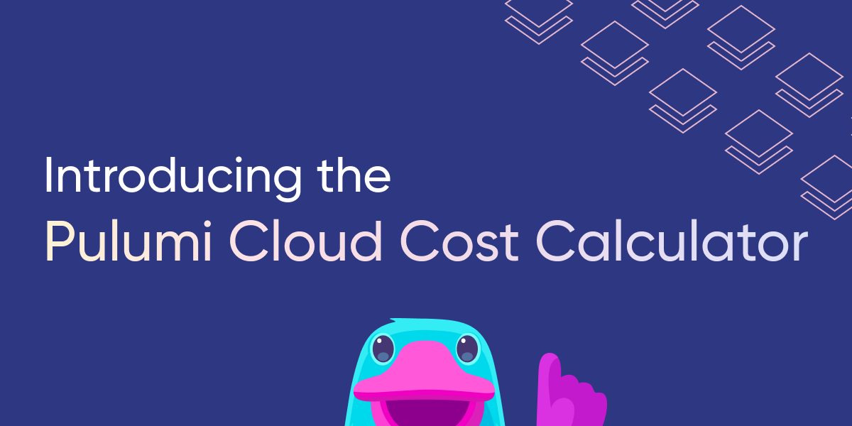 Introducing the Pulumi Cloud Team Edition Cost Calculator