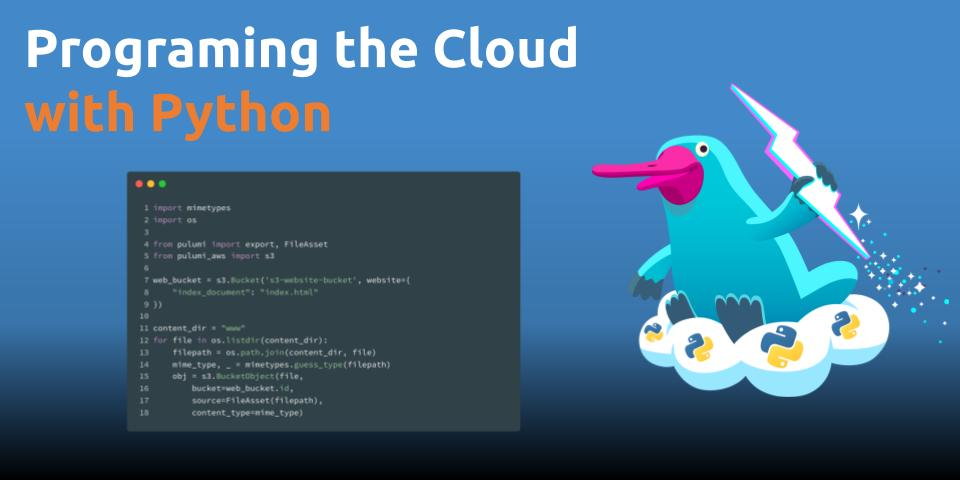 Programming the Cloud with Python