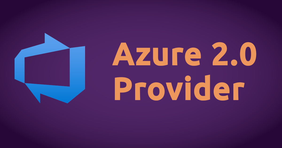 Announcing Pulumi Azure Provider 2.0