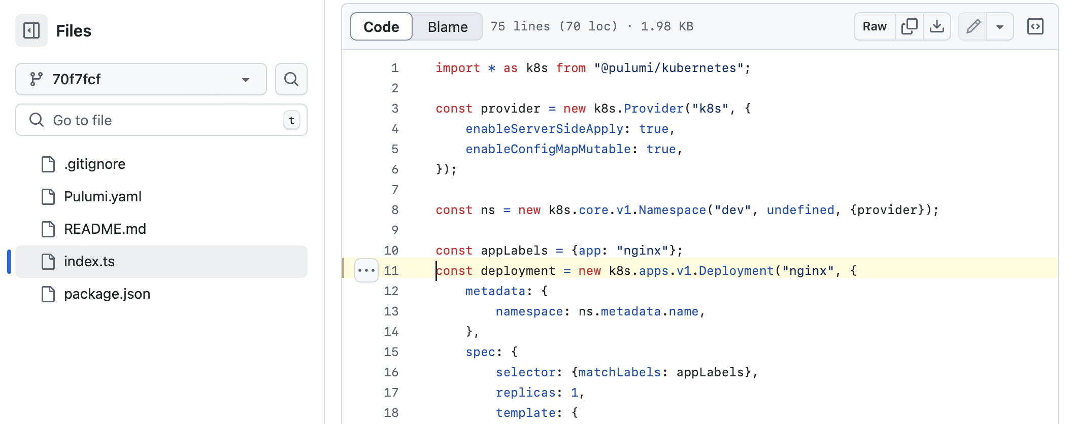 Goto Definition Code