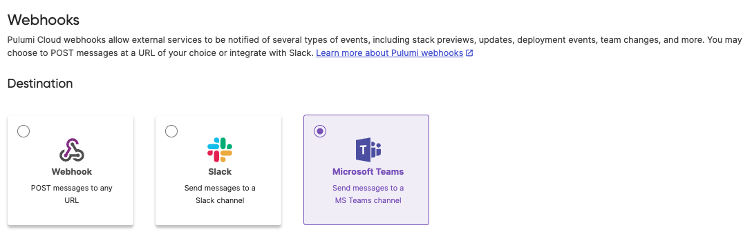 Microsoft Teams Webhooks