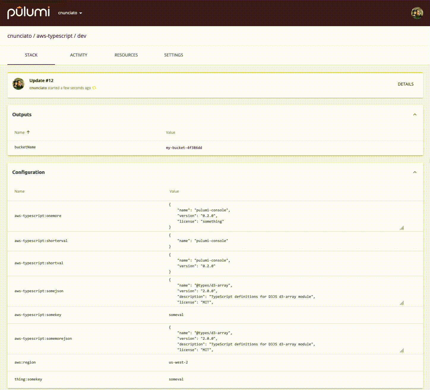 Pulumi Service Improvements, February 2020