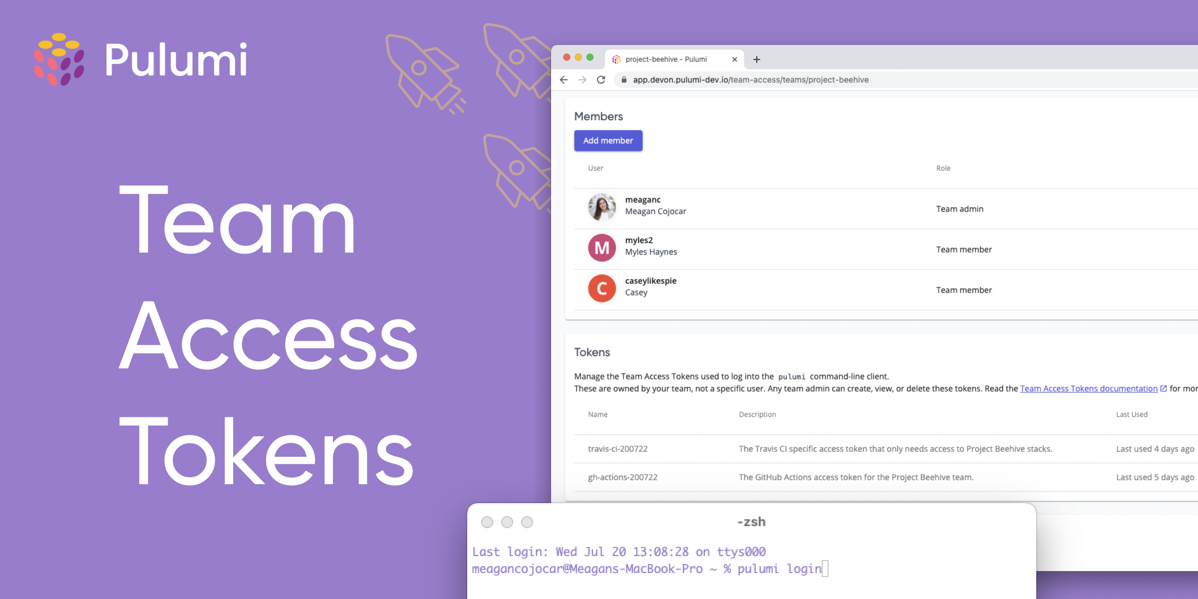 Announcing Team Access Tokens for the Pulumi Service
