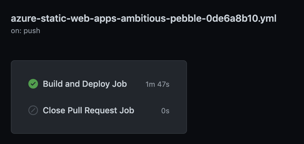 Build and Deploy Job
