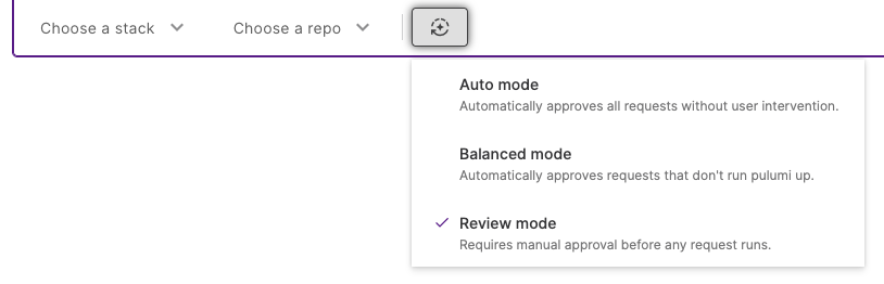 The modes Neo can operate in.