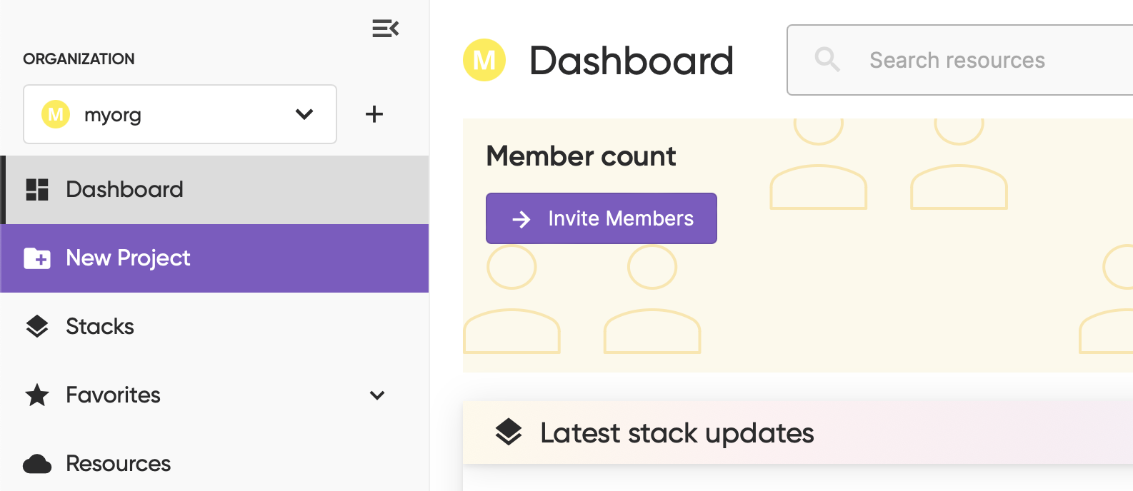New Project Wizard Sidebar Location