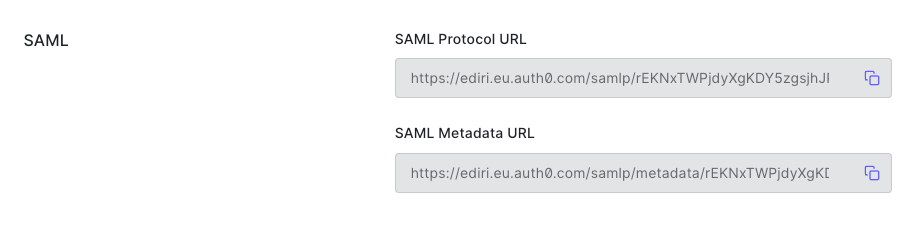 Auth0 Application Endpoints