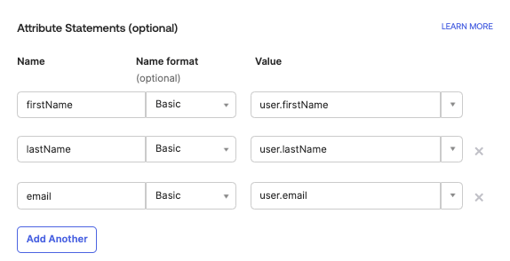 Okta SCIM Attributes