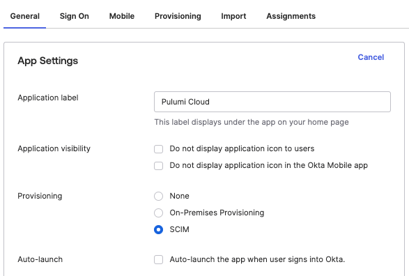 Configure Workspace ONE Access for the Okta SCIM Integration