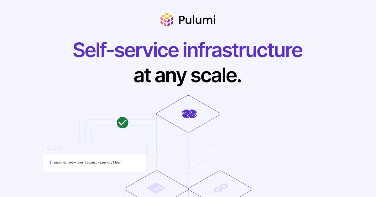 Internal Developer Platform for Self-Service – Pulumi IDP | Pulumi
