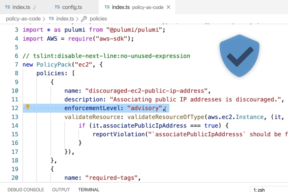 Policy-as-code demo