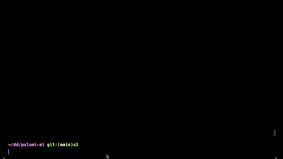 `pulumi-ai` CLI 