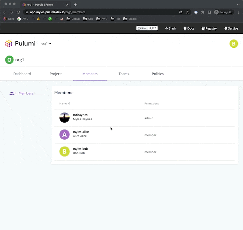 Gif of identity provider deprovision and re-provisioning flow