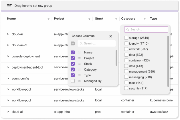 Pulumi Insights multi-cloud visibility and governance